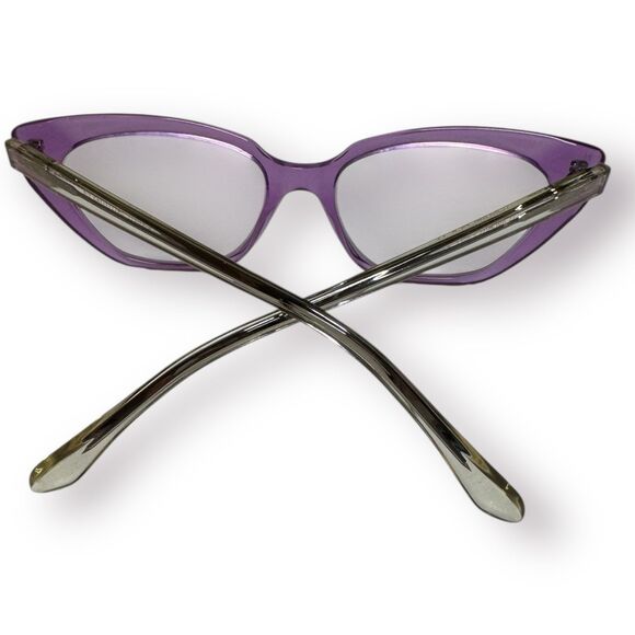 Tom Archer Cat-Eye Purple/Clear Eyeglasses‎ 54-17-143mm Retro Vintage Shades main image 7